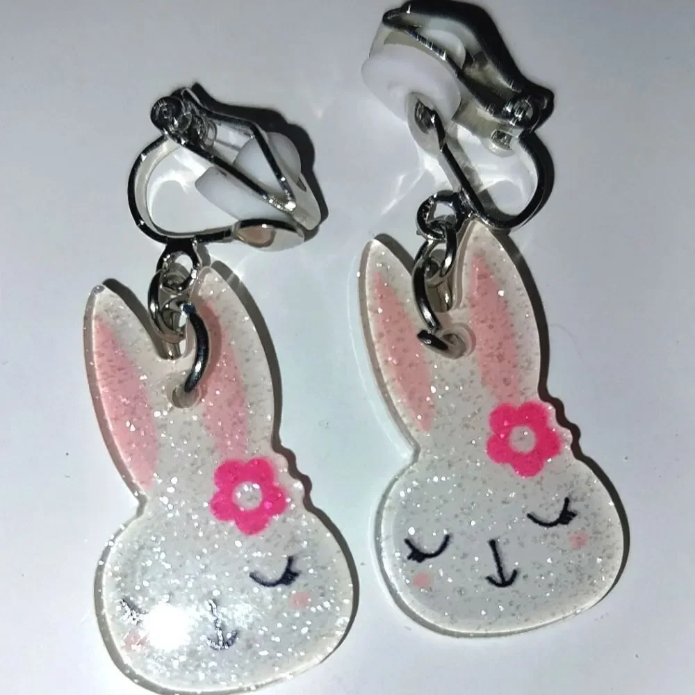 Super cute kid's fashion clip-on earrings - Picture 5 of 6